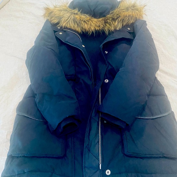 Women’s Small Abercrombie & Fitch Fur Lined Parka - Picture 2 of 6